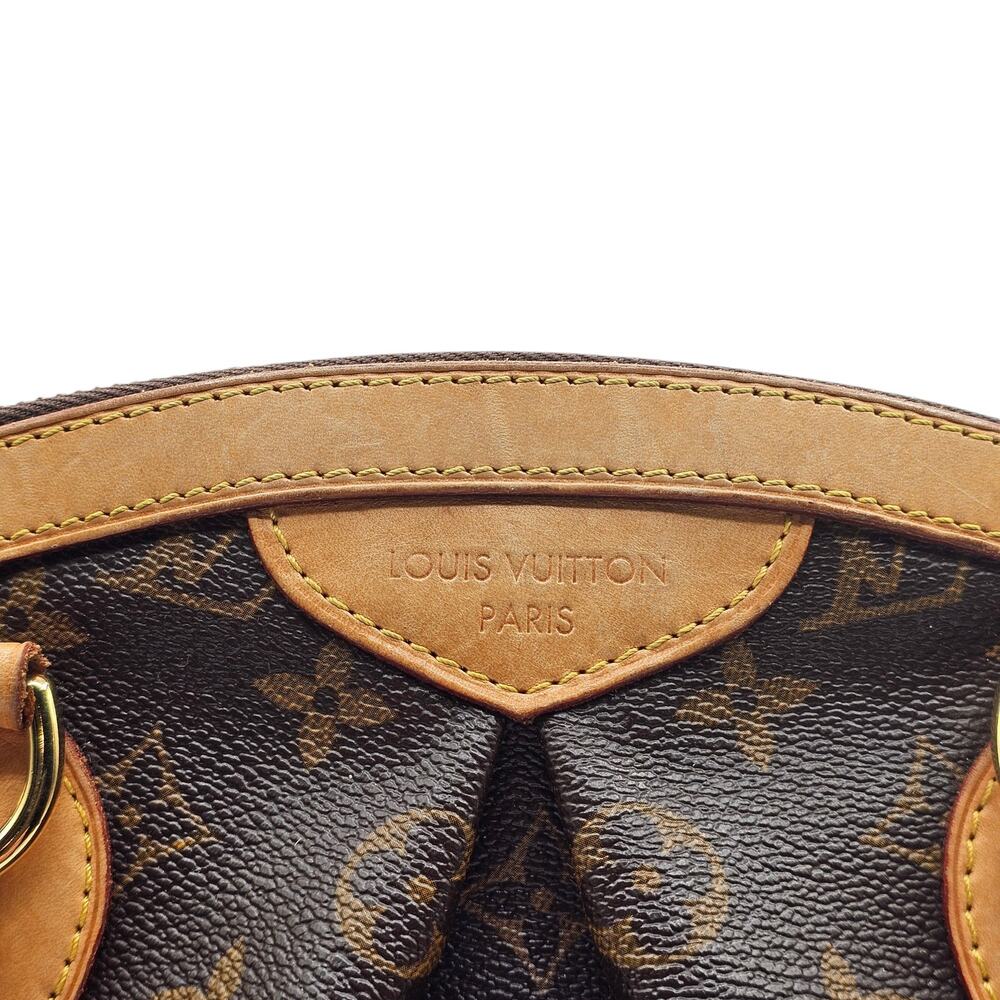 Louis Vuitton Tivoli PM Monogram Canvas Satchel Top Handle Bag Brown - Preowned - Picture 6 of 14